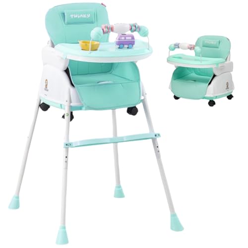 Twinky® Trona de bebé evolutiva - Silla reclinable 0-36 meses con función balancín y bandeja ajustable para el máximo confort del bebé