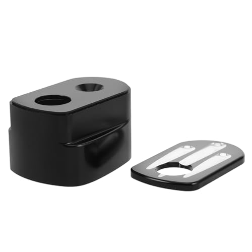 Cache contacteur allumage CNC aluminium noir Touring panneau moto