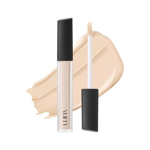 [NEW] LUNA Long Lasting Tip Concealer 20N | Moisturizing Liquid Type | Full Coverage for Dark Circles, Fine Lines & Redness | Korean Makeup, 0.26 oz