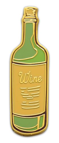 Image of Novel Merk Wine Glass & Barrels - Winery Lapel Pin, Hat Pin & Tie Tack Set - with Clutch Back