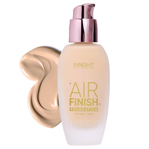 INSIGHT Air Finish Foundation - Shortbread Chic| Airbrushed Matte Finish | Lightweight & Comfortable | Buildable Coverage for Everyday Use | Suitable for All Skin Types - 40g