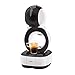 Krups Nescafé Dolce Gusto Lumio blanche Machine à café Ultra compact, 1500 W, Cafetière a dosette, Multi-boissons, Design, Porte capsule exclusif, Réservoir 1L, Pression 15 bars, Mode éco KP130110