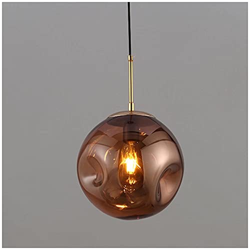 Luminaire de Plafond Boule Verre pour Éclairage Ambiance Salle à Manger