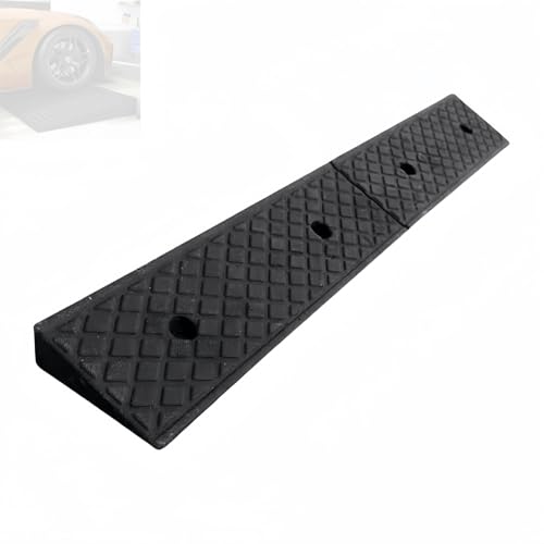 Rampa de Aluminio para Moto 100x15x5cm Negro miniatura 1