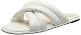 Perfect fit with memory foam Buffalo Damen ROELLE Flache Sandale, White, 39 EU