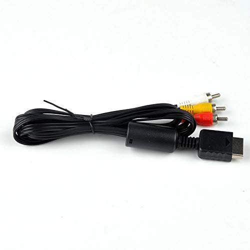 Gimax 1.8m Audio Video To 5 RCA AV Cable for PS3/PS2 AV Component TV Video Cable for Playstation 2 3 PS3 for PS Game TV