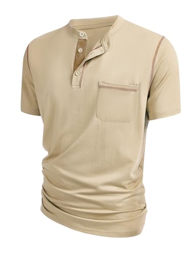 50% Off Hardaddy Men's Lightweight Henley Shirts - Only $7.49