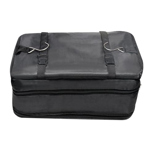 Montesy Práctica caja de almacenamiento plegable portátil para autocaravanas, coche, hogar, gran capacidad, resistente al agua