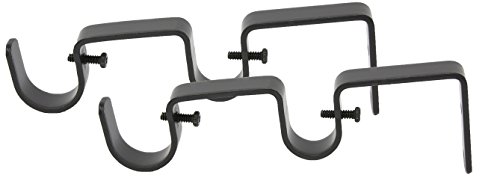Urbanest Set of 2 Double Curtain Rod Bracket for 1