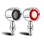 Chrome-Amber Red Lens
