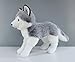 Ice King Bear Lifelike Siberian Husky Stuffed Animal - Plush Toy - 14 Inches Length - Standing