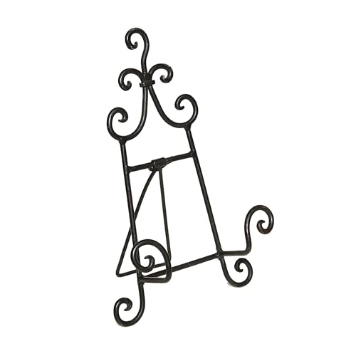 DESIGN DELIGHTS DEKO Halter | Metall, 24cm, Braun-schwarz | Vintage...