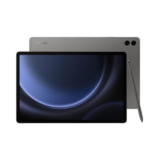 SAMSUNG Galaxy Tab S9 FE+ 12.4” 128GB Android Tablet, IP68 Water- and Dust-Resistant, Long Battery Life, Powerful Processor, S Pen, 8MP Camera, Lightweight Design, US Version, 2023, Gray