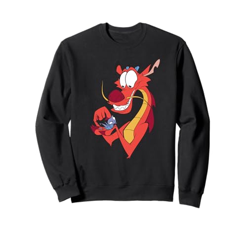 Sweat Mulan Disney Mushu finition épurée et tissu premium pour fans exigeants
