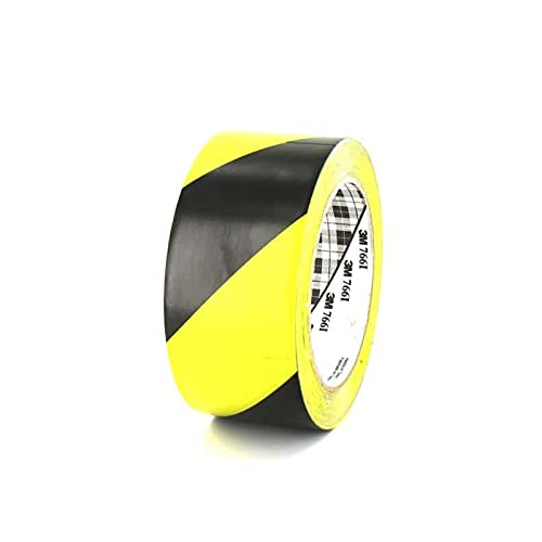 766 Cinta De Vinilo Amarillo Y Negro De 50 Mm X 5 - 3M En Oferta Ruban Adhésif Vinyle 3M 766 Jaune Et Noir 50Mm X 5
