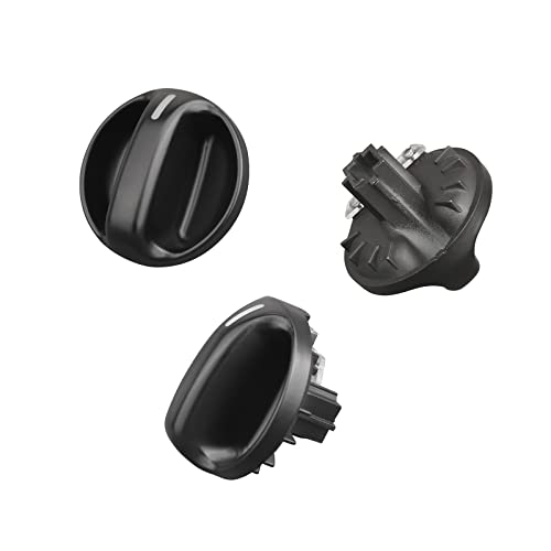 Osompar Ac Climate Control Knob Compatible With Toyota Tundra 2000 2001 2002 2003 2004 2005 2006 Replaces 55905-0C010,Air Conditioner Climate Control Knob Switch,3Pcs #TOP3