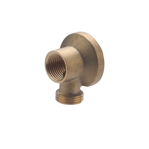 Raccord Laiton a Visser - Coude Applique mâle femelle 15x21 (1/2) NOYON & THIEBAULT