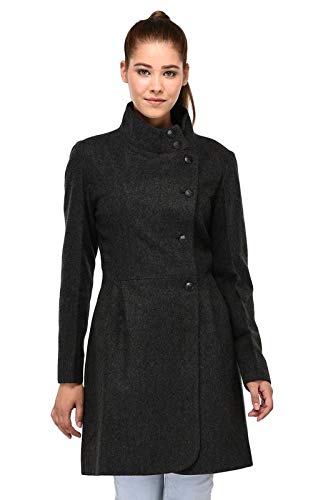 charcoal wool overcoat