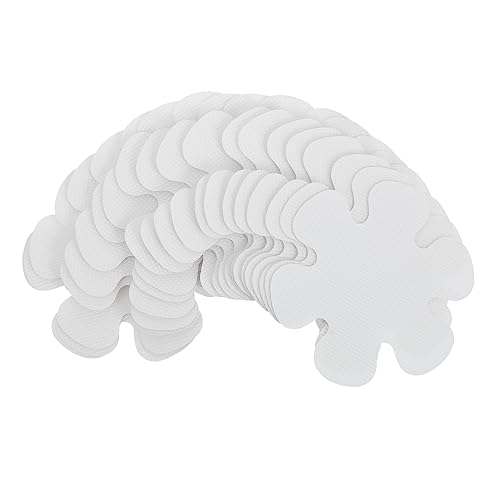 Unomor 20Pcs Non Slip Shower Stickers Adhesive Slip Bath Treads for Safety Bathrooms Bathtubs Pools Stairs and Corridors and for Elderly