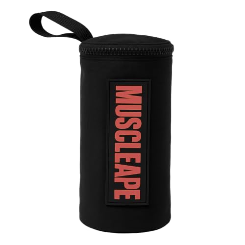 Image of Muscleape Wrist Wraps for Gym | SuperFabric Strength Support Straps for Heavy Lifting, CrossFit & Powerlifting | Adjustable Compression Wrist Support for atheletes- Superb Workout Wrist Stability & Protection. (DaddyKong-Red, 14 Inches)