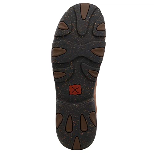 Image of Twisted X Men's Chukka Driving Moc, Moc Toe with CellSole, Chocolate & Chocolate, 8.5 M