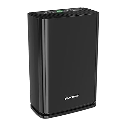 PuroAir 400 HEPA Air Purifier for Home Large Rooms - Covers 2,000 Sq Ft - Filters Up to 99.9% of Pollutants, Smoke, Pollen, Dust, and VOCs - Quiet HEPA Air Filter - Air Purifiers for Bedroom