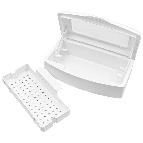 POFET Nail Art Tool Reinigungskassetten Sterilisationskassette Zur Desinfektion von Nagelwerkzeugen Nagelpinzetten Friseursalon Spa Maniküre