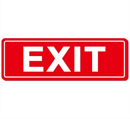 Exit Sign – Made from Premium Frosted Acrylic Material, Super