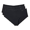 Under-Armour-Womens-Pure-Stretch-Hipster-Underwear-3-Pack Under Armour Women's Pure Stretch Hipster 3-Pack , Black (001)/Black , Large