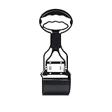 UpTuoLi Pet Pooper Scooper for Dogs Cats Non-Breakable High Strength Material Durable Spring Easy Pick Up Grass Gravel Jaw Claw Rake for Kids Children Women Men (Black)