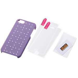 レイ アウト iPhone SE / iPhone5s / iPhone5 ケース ゴシック ジュエリー シェルジャケット/バイオレットRT-P5C13/V