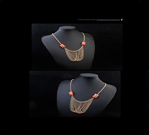 Image of Yellow Chimes Gold-Plated Alloy Necklace for Women and Girls