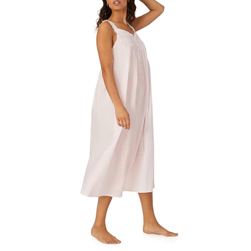 Image of Eileen West Queen Anne's Lace Womens Sleepwear & Loungewear - Heirloom Dream Collection - 100% Cotton Lightweight Nightgown