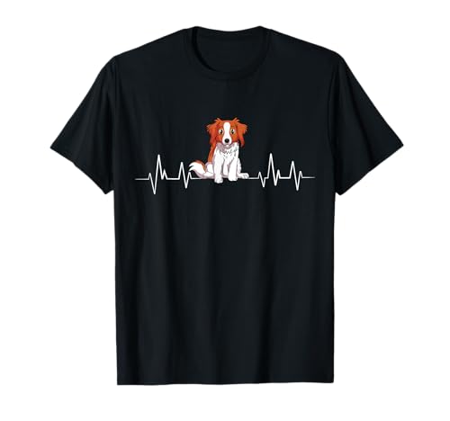 Kooikerhondje Heartbeat Fur Parent Kooiker Lover Breeder T-Shirt
