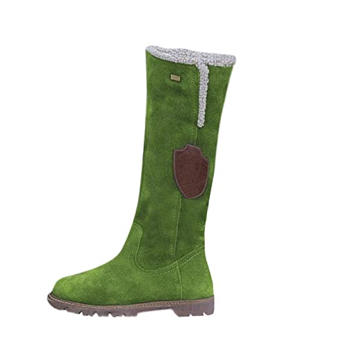 Bottes d'hiver femme chaudes doublées polaire et semelle antidérapante