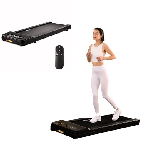 LifeSpan TX6 Under Desk Treadmill 0.4-6mph 400lbs Black