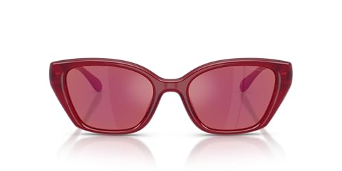 COACH HC8434U Universal Fit Sunglasses, Milky Cherry/Berry Mirrored, 53 mm - image 1