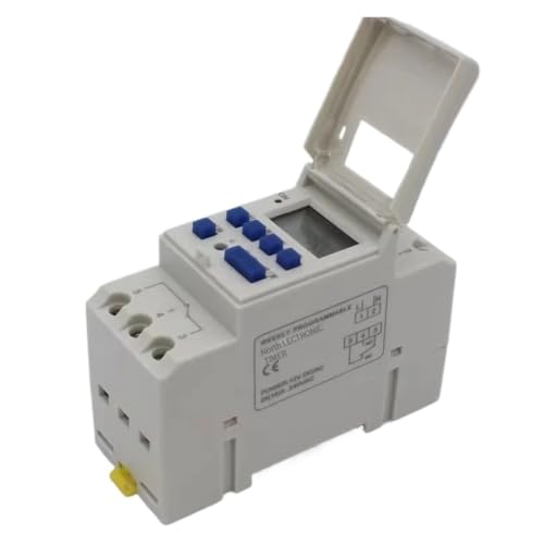 Interruptor de control de tiempo electrónico THC15A de 12V y 16A con programador digital de 7 días 3