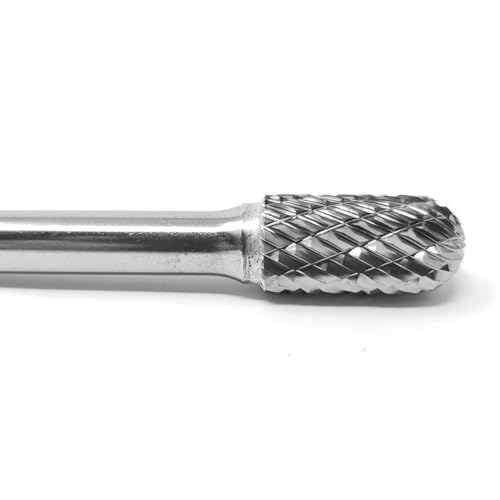 Fresa de carburo sólido SC-3L6 3/8" x 3/4" con vástago de acero 6" miniatura 3