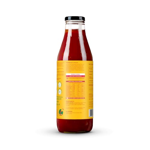 Image of Two Brothers Organic Farms Truemato Ketchup - Spicy Tomato Ketchup 750g | Naturally Made with 75% Fresh Tomatoes | No Refined Sugar | Upgraded