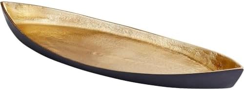 Cyan Design 10619 Alumbrar Matt Black and Gold Tray