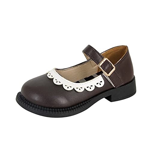 Big Kid Tennis Toddler Little Child Girl's Leather Shoes Baby Soft Soled Shoes Little Little Girls Wide Shoes3