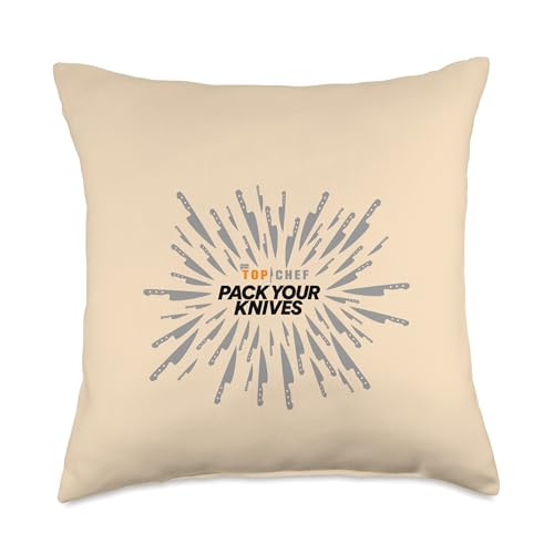 Top Chef Pack Your Knives Throw Pillow