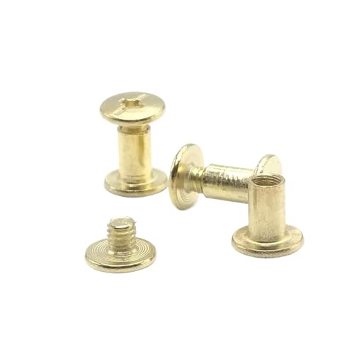 QASTGDE 20Zbg OD5(M4)x4/5/6/8/10-30 XeXX`[ ^JbL jbPubN ZbNX{glW {|XglW(Brass plated,10mm)