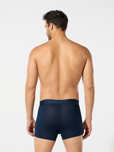 Image of ESSA Men's Ultra-Soft Modal Trunk Underwear | Moisture-Absorption with 4-Way Stretch | Breathable Contour Pouch, Microfiber Waistband with Spandex