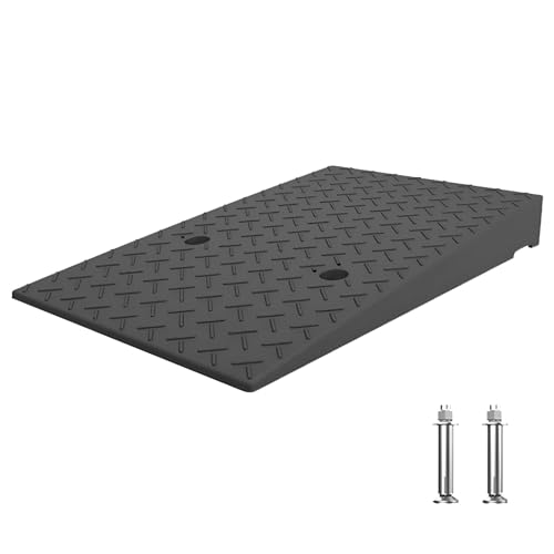 Rampa de umbral negra 13 cm resistente para vehículo miniatura 1