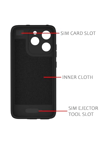 Image of amazon basics Back Cover for Realme 15T 5G Soft Matte Silicone Mag-Safe Design (Mag-Safe Not Support) Camera Protection | Slim Fit Bumper Cover (Black)