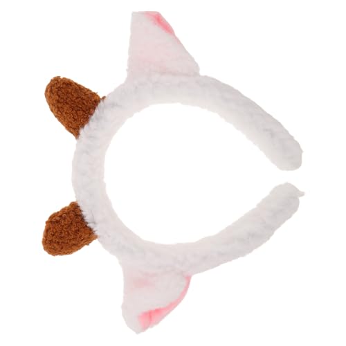 Serre-tête mouton peluche bandeau cornes bélier oreilles animaux pour déguisement cosplay