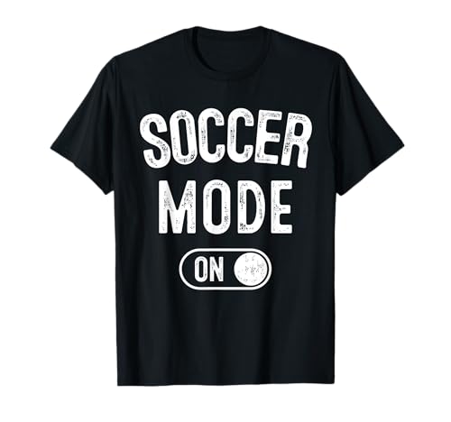 Soccer Mode On Funny Striker Coach T-Shirt