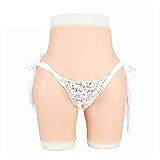 WQCZ Realistic Silicone Fake Vagina Panties Sexy Pussy Briefs Men's Hiding Gaff Hip Enhancer for...